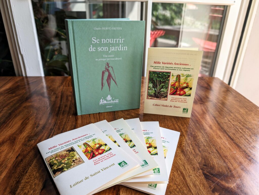 Livre Se Nourrir de Son Jardin Kit Mille Variétés Anciennes