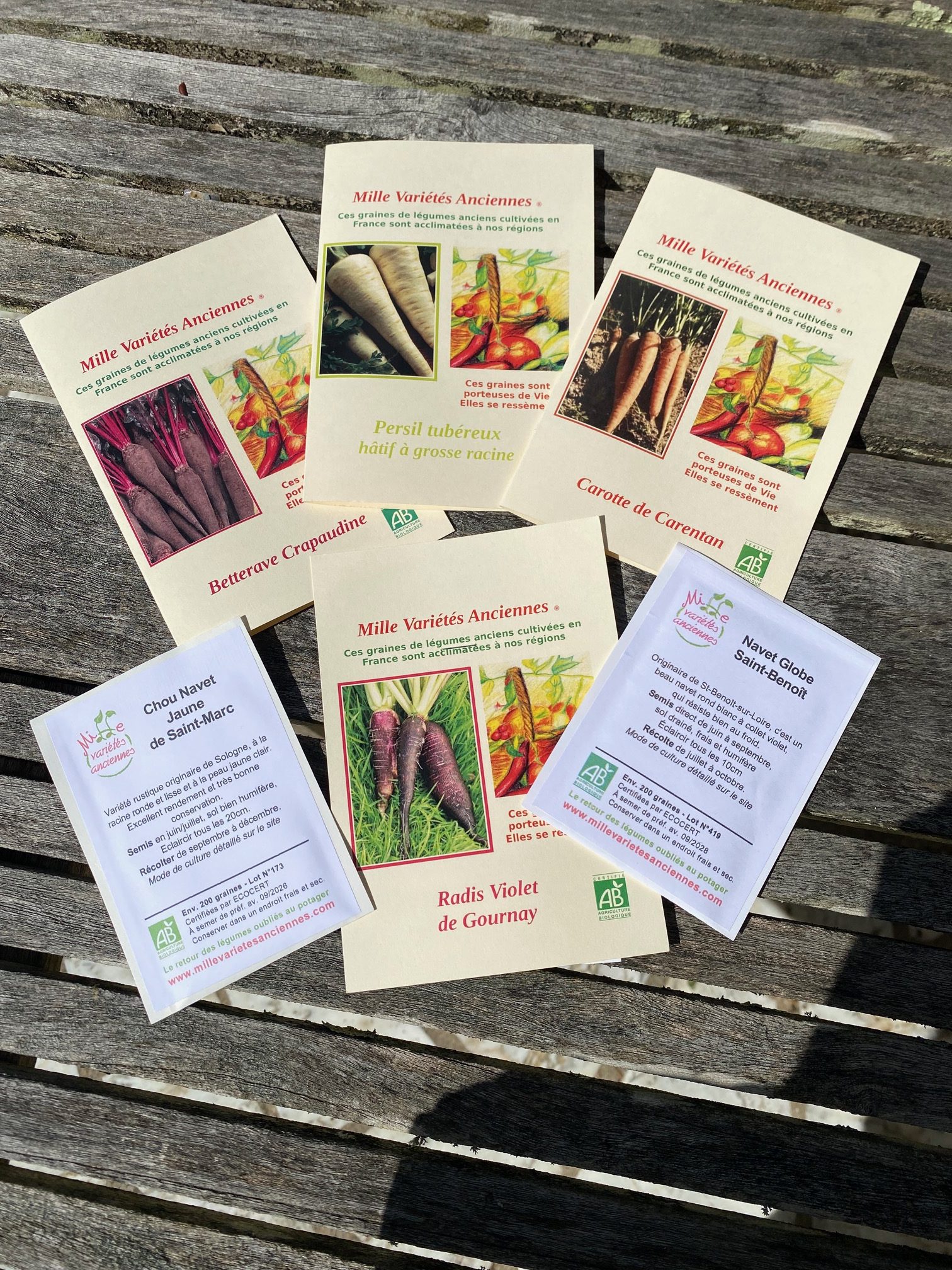 Assortiment Légumes Racines - Conservatoire Mille Variétés Anciennes